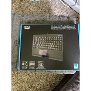 Adesso Wireless Mini Touchpad Keyboard (WKB4110UB)